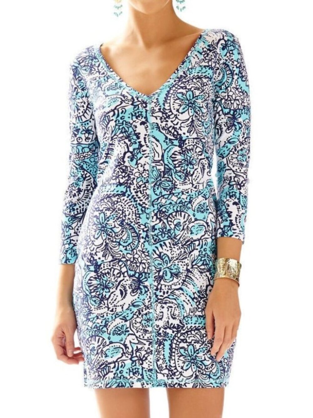 Lilly Pulitzer Juliet Dress Hippy Hippy Shake Shorely sz XS Coastal Preppy Beach
